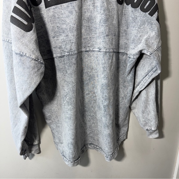 Walt Disney World Parks Spirit Jersey Shirt Adult Small Gray Acid Wash Print - Picture 6 of 12